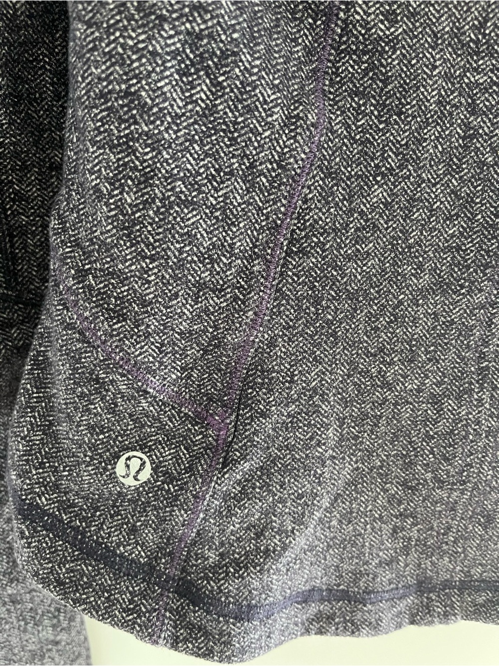 Lululemon Forme Jacket  Run Yoga Herringbone Purple - Picture 11 of 13